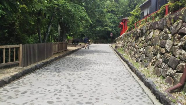 犬山城への道